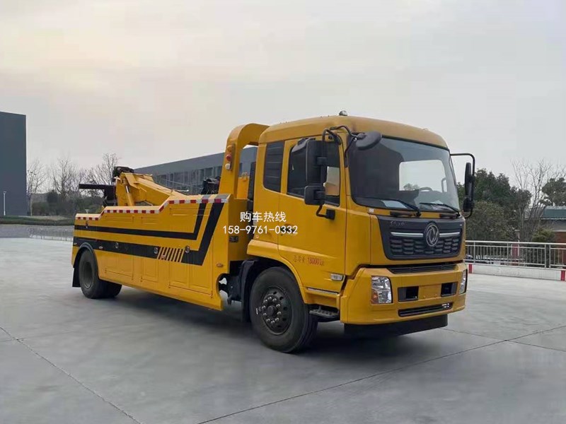 新款国六东风天锦拖吊连体清障车